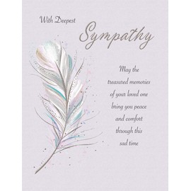 Classic Symapthy Card Sympathy - 8 x 6 inches - Regal Publishing