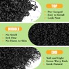 Silike 10packs Yanky Twist Crochet Braids Hair Extensions Natural Black