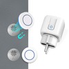 Wireless Sockets with Remote Control, Wireless Transmitter, Programmable Socket, 100
