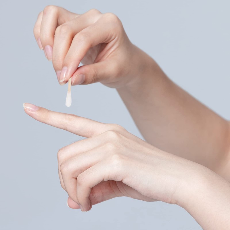 ROSENICE Pack of 100 Cotton Buds with Long Wooden Handles