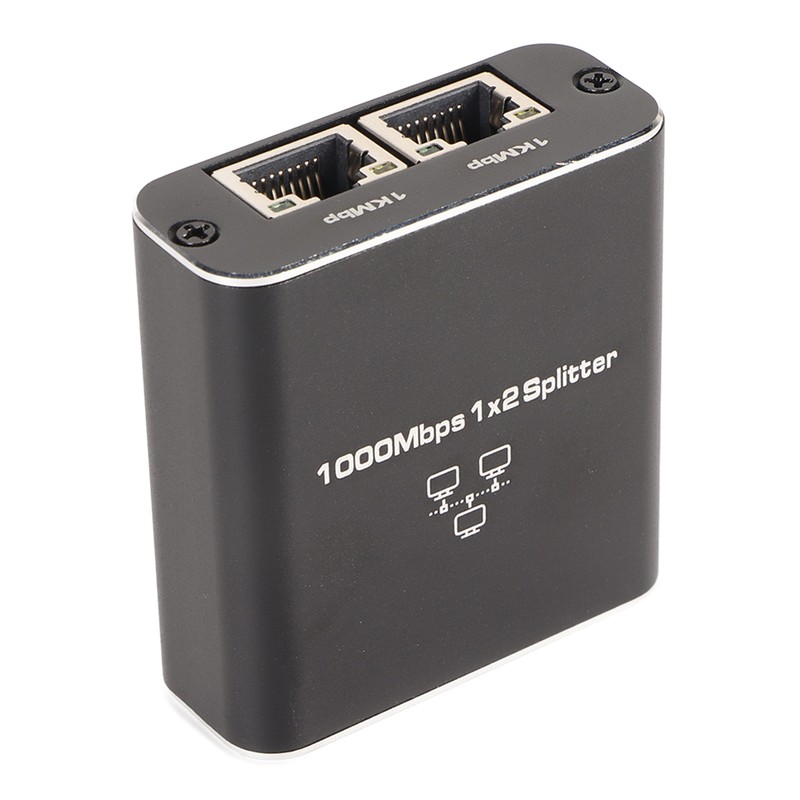 Ethernet Splitter RJ45 1 In 2 Out Gigabit Internet Splitter