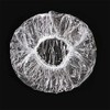 Disposable Shower Caps, Transparent, Pack of 100, Plastic Shower Caps,