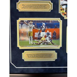 Notre Dame 2025 Orange Bowl Champions multi photos professionally framed with engraved nameplates (Black)