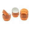 Mombake Mini Foil Cupcake Cases,Muffin Baking Cups(Orange, 300-Count)