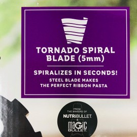Veggie Bullet Tornado Spiral 5mm Ribbon Spiralizer Steel Blade Accessory