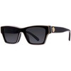 Tory Burch Sunglasses TY 7207 U 200487 Black/Ivory Dark Grey