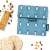 Roll'eat Snack'n'Go Animals Reusable Sandwich Holder, Eco-Friendly, BPA Free, Penguin