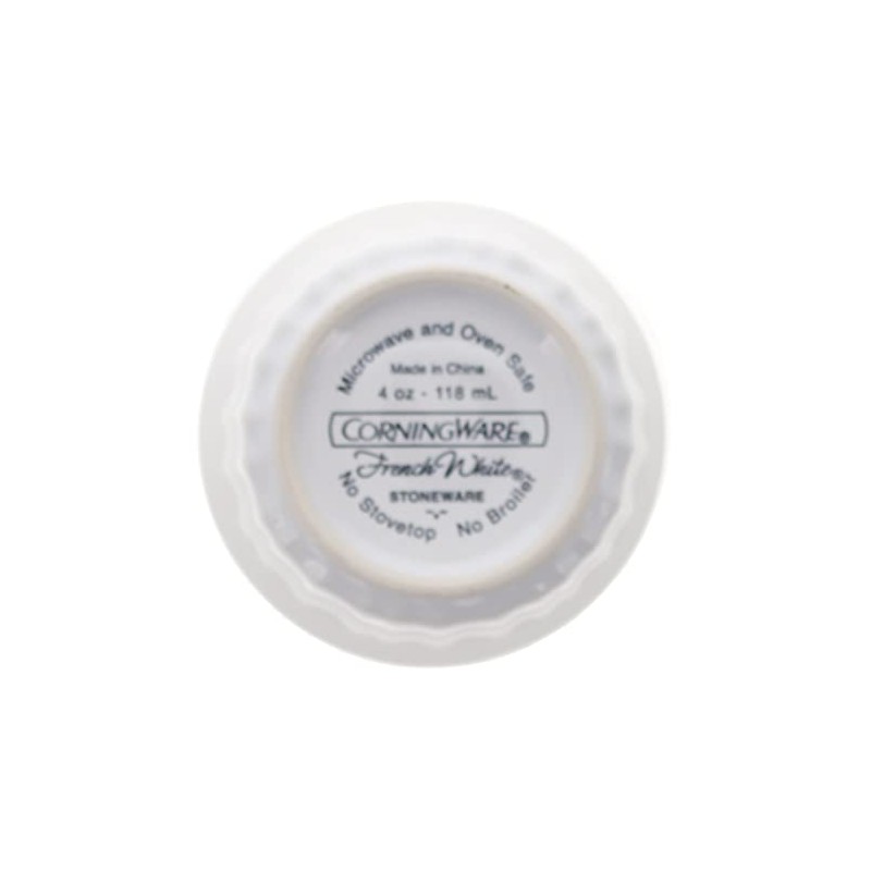 Corningware RS4 4oz/118mL Round French White Ramekins Bowl - 2-Pack