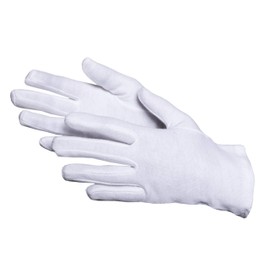 Jah Oekotex 561 Cotton Gloves 12 Pairs White Size 9