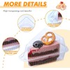 AQSXO AQSXO 400 Pcs Transparent Cake Slice Plastic Containers with
