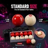 Arrowbash Resin Bumper Pool Balls Set - 10 Regulation Size