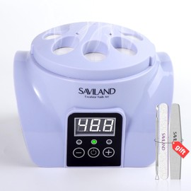 SAVILAND Nail Polish Remover Steam: Electric Steam Machine for Acrylic Gel Polish Removal Removal Nail Soaking Bowl Nail Polish Remover Soak off Bowl Nail Art Tool- Home & Salon Use