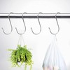 S Shaped Hooks, Extra Large, 4.7 inches (12 cm) x