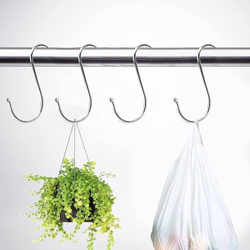 S Shaped Hooks, Extra Large, 4.7 inches (12 cm) x