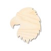 Unfinished Wood Eagle Head Shape | DIY Craft Cutout |