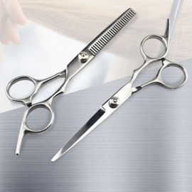 Self-Cutting Hair Thinning Scissors for Bangs Professional Blunt Scissors 10ea