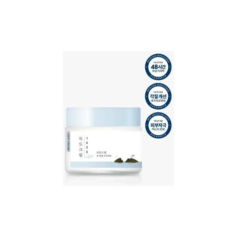 Round Lab Dokdo Crema Facial Light 80ml Vegana Hipoalergnica