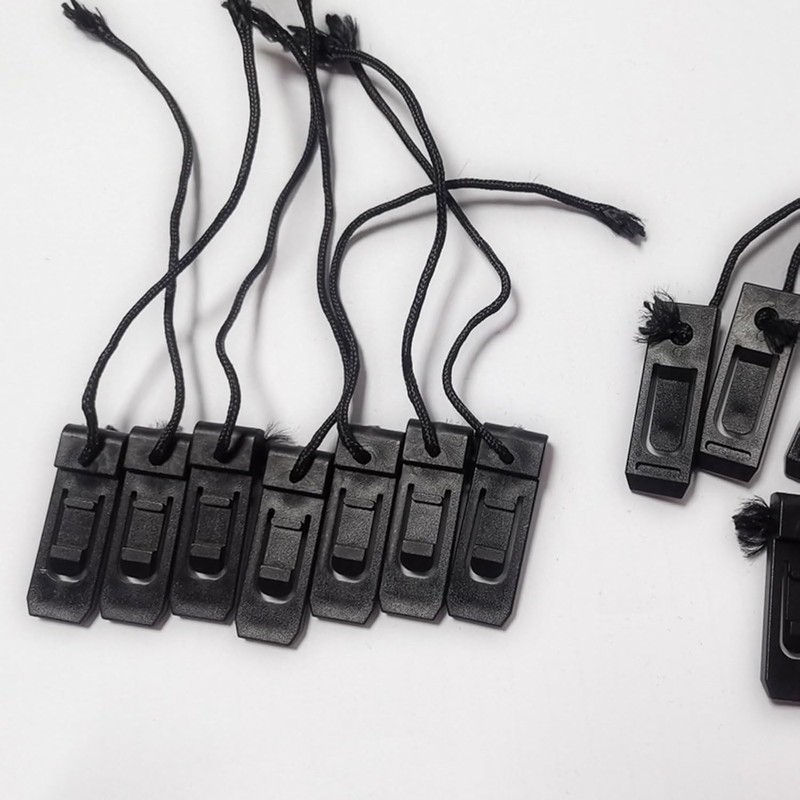 Jowxsx 5Pcs Black Surfboard Fin Clips Replacement Surfboard Fin Buckle