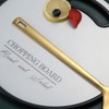 Gold Spatulas, Berglander Solid Turner Titanium Gold Plating,Barbecue Spatulas, Metal