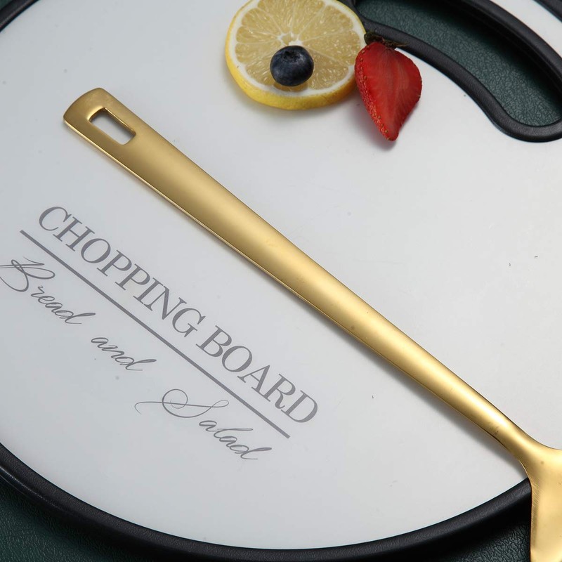 Gold Spatulas, Berglander Solid Turner Titanium Gold Plating,Barbecue Spatulas, Metal