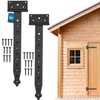 Kotarbau Pack of 2 Cross Hinges, 100-400 mm, Shutter Hinges,