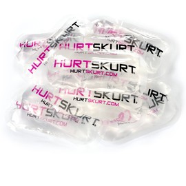 HurtSkurt 12pc Gel Pack | Chemical-Free, Long-Lasting Cold & Hot Therapy | Removable & Replaceable | Extras for Continuous Use
