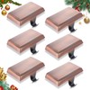 Yaocom Christmas Stocking Holders for Mantle Metal Stocking Hangers Weighted