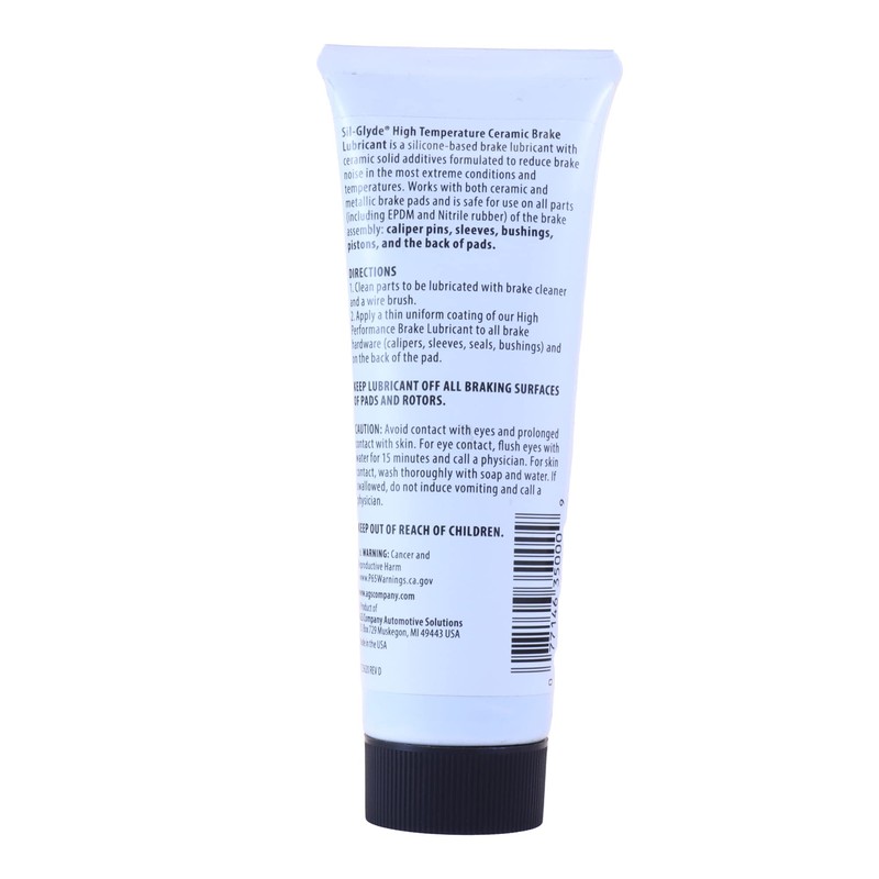 AGS Company Automotive Solutions Cerami-Glyde Silicone Brake Lubricant, Tube, 4