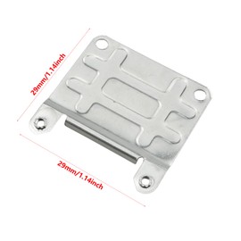 ZZHXSM 3 Sets Half Height to Full Height Adapter Bracket (with 12 Screws) 2.9x2.9cm Mini Expansion Card Suitable for Wireless Network Cards 3G Modules Solid State Drives Inquiry Silver