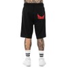 Tapout Men's Shorts, black / red, XL