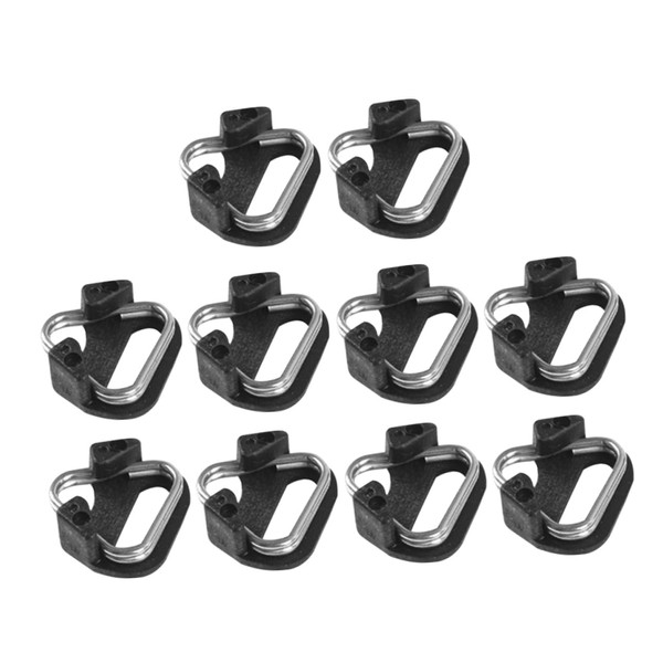 KICHOUSE 10pcs Triangle Split Hook Ring for Dslr Camera Strap