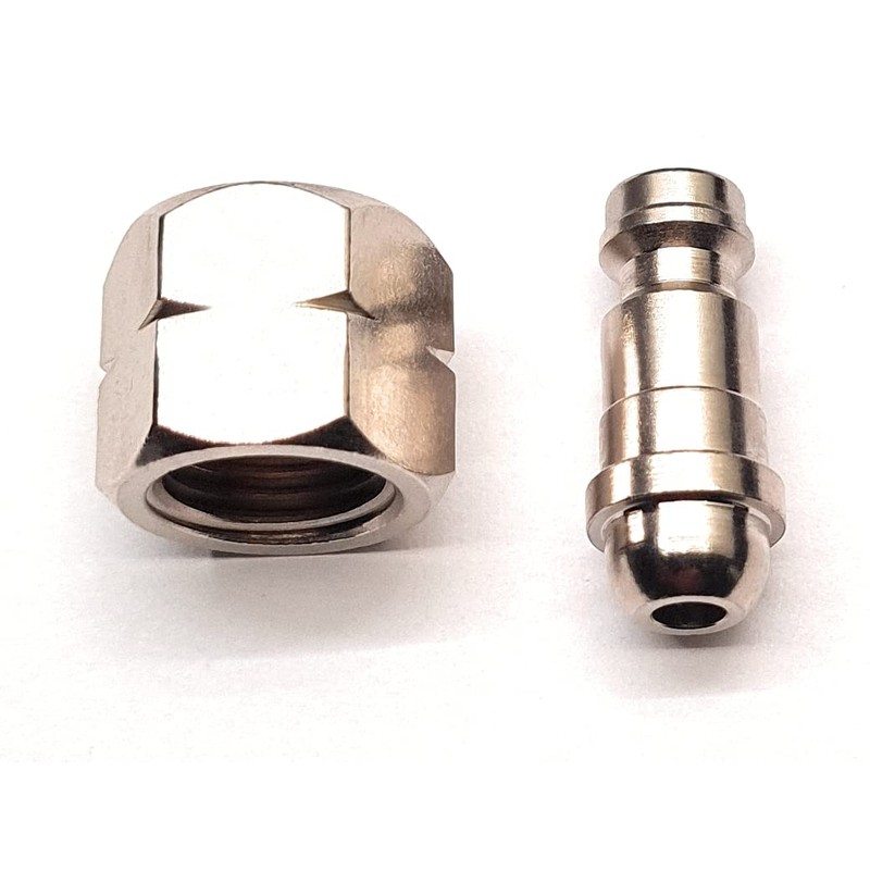 BBQ Male Quick Release Connector 1/4" BSP Left Hand Thread