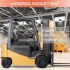 TICSEA Universal Forklift Seat, Tractor Seat with Adjustable Angle Back,Micro