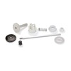 WoodRiver Salt & Pepper Mill Grinder Mechanism Turning Kit Black