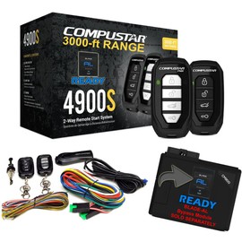 Compustar Compustar CS4900-S (4900S) 2-Way Remote Start and Keyless Entry System with 3000-ft Range