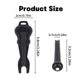 12 PCS Guitar Bridge Pins with 2 PCS Bridge Pin Puller Removers,Guitar Pegs Replacement Parts Accessories,Portable Guitar String Changers,Guitar String Remover Tool,Guitar Parts Replacement Tool