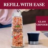 Himalayan Chef Pink Salt with Chipotle, Tall Glass Grinder, 10.58