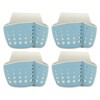 4Pcs Sink Sponge Holder PP 2 Layer Adjustable Strap Soap