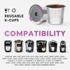Filtros de Café Reutilizables K Cup, Cápsulas de Cápsulas de