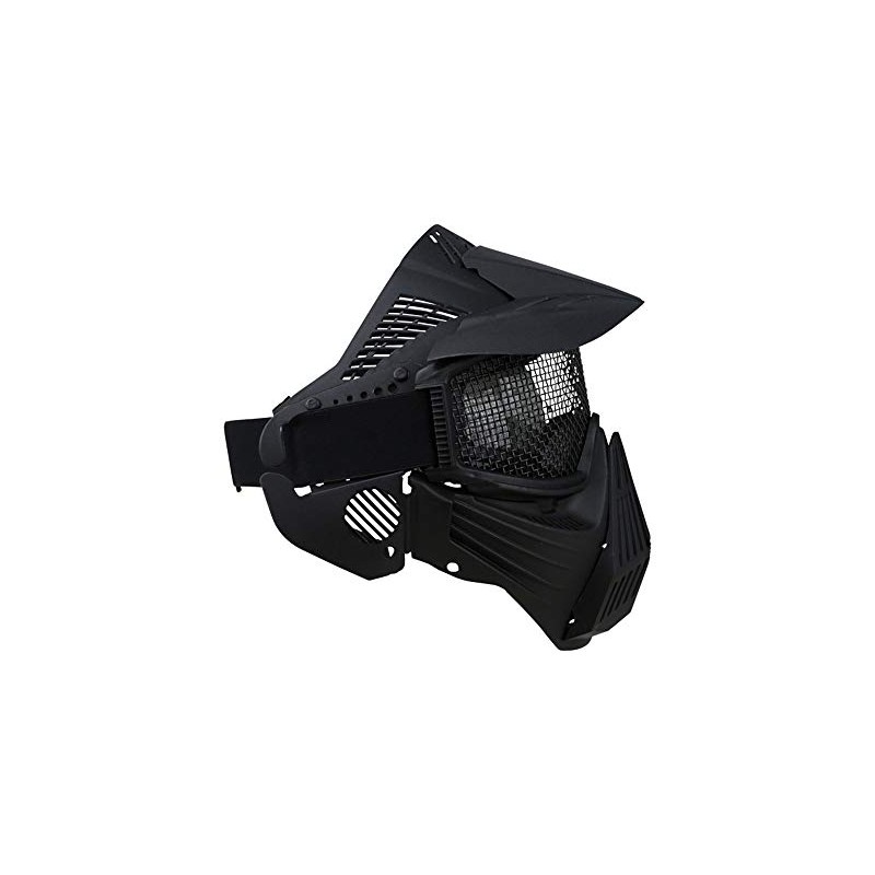 Combat Airsoft Full Face Poly Mesh Mask Adjustable One Size