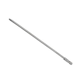 CoCud Phillips Cross Screwdriver Bits, PH2 200mm Long 1/4" Hex Shank, S2 Magnetic Phillips Drill Bit - (Applications: for Power Impact Driver), 1-Pieces