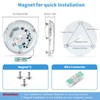 4 Inch Ceiling Fan LED Light Replacement, 18W 3000K 2100LM