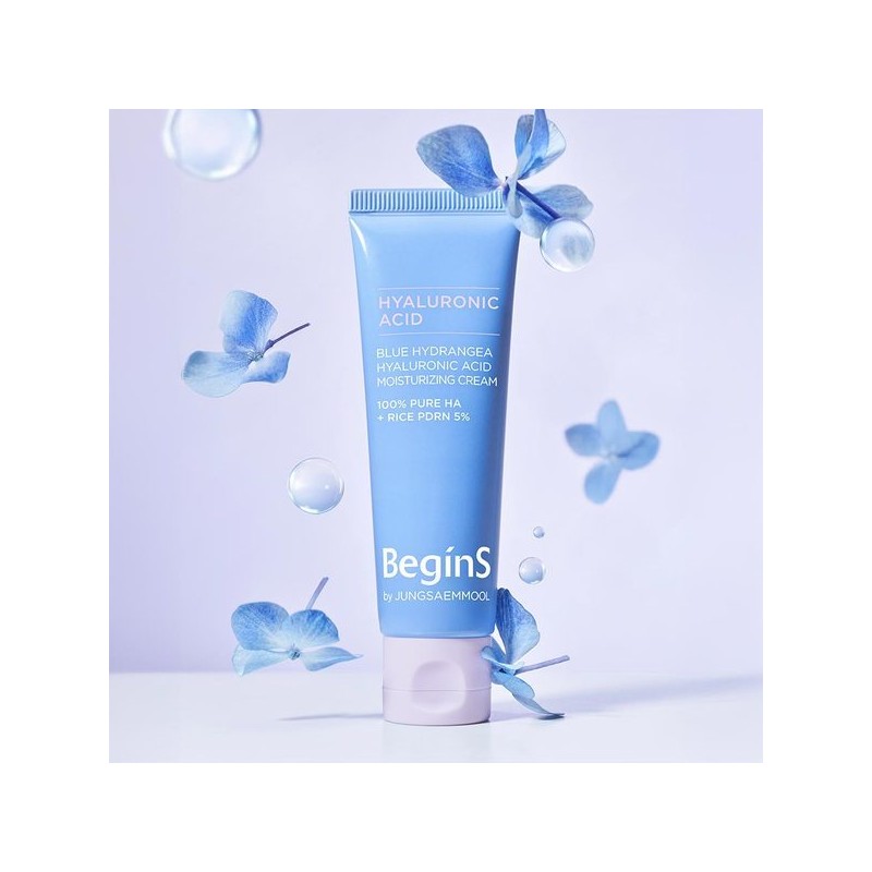 블루 수국 히알루론산 수분 크림 50ml + 히알루론산 수분 세럼