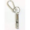 Cylinder Shaped Earthquake Disaster Whistle with Carabiner Key Chain