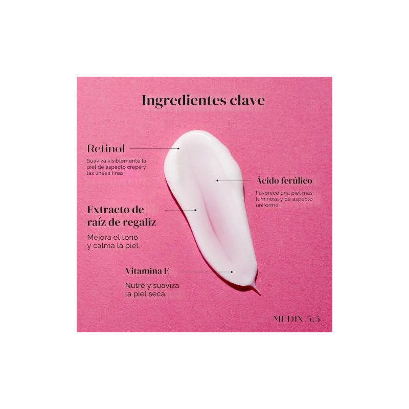 Medix Loción Humectante Retinol Rostro Cuerpo Crema Corporal Tratamiento Cuidado