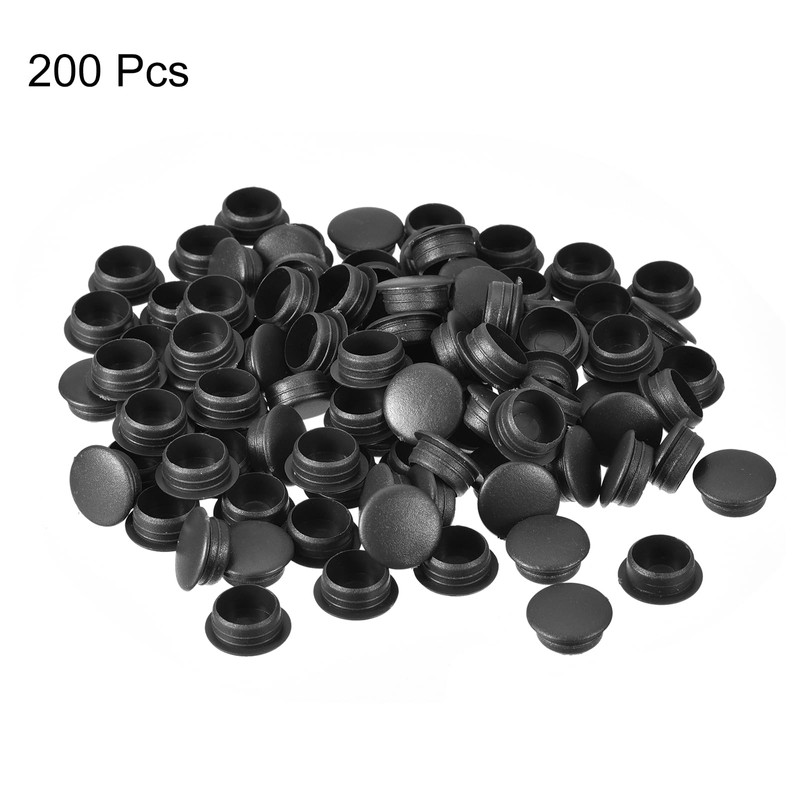 QUARKZMAN 200 Pcs Screw Hole Covers 15/32" Diameter Plastic Snap-in