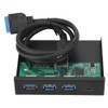 3-Port USB3.0 + 1 Port USB3.1 TypE C Interface Alloy