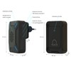 YYQ Outdoor Wireless Doorbell IP68 Large Strong Speaker LED Indicator