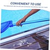 BESPORTBLE 1set Pool Cleaning V Clips Durable Handle Clips for