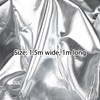 Metallic Organza Fabric, 1.5m*1m Polyester Organza Fabric for Costume Crafts